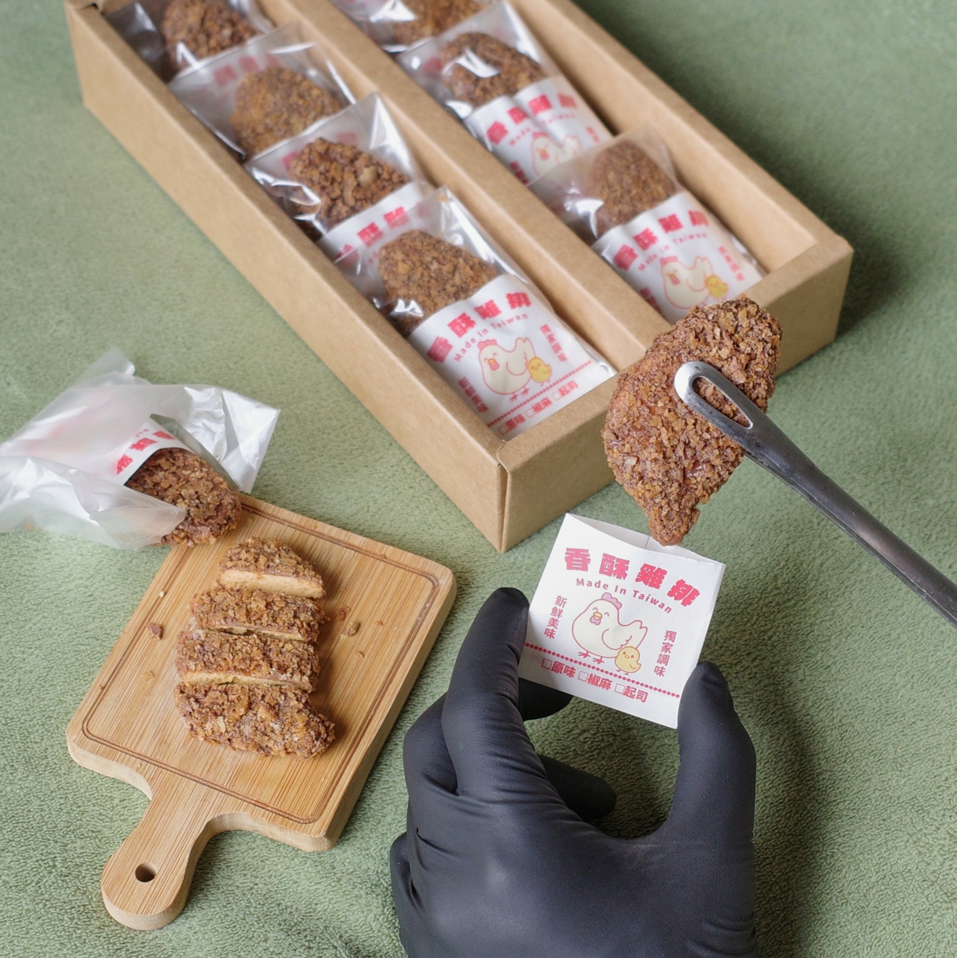 雞排餅乾禮盒8入裝
